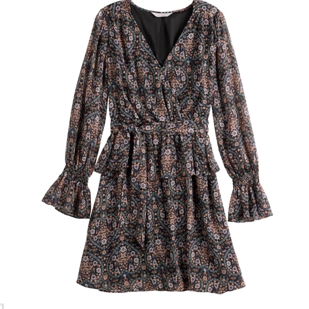 LAUREN CONRAD RUFFLE DRESS NEW WITH TAG - Picture 3 of 16